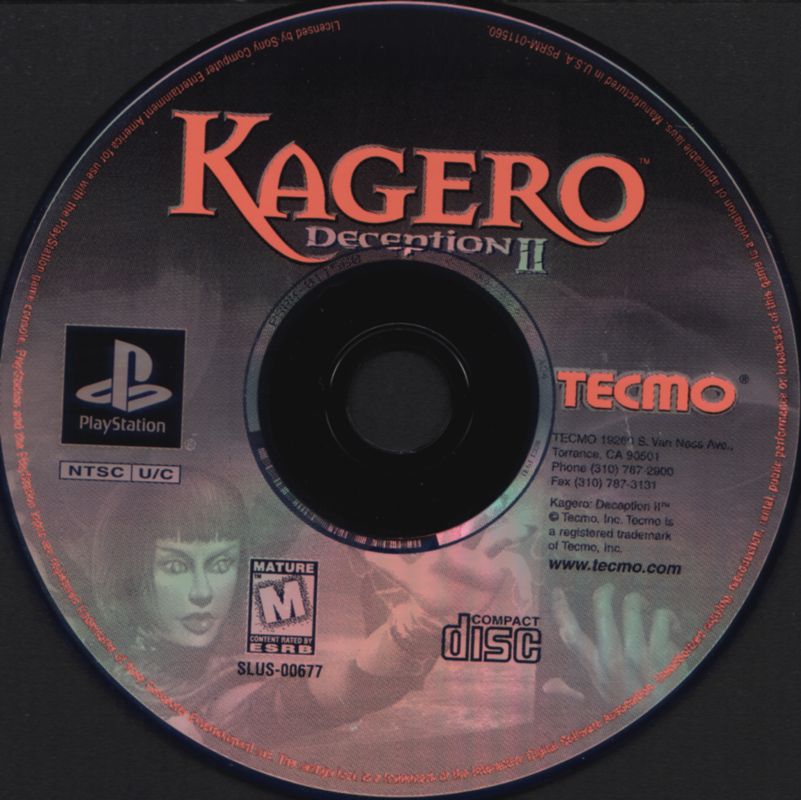 Media for Kagero: Deception II (PlayStation)