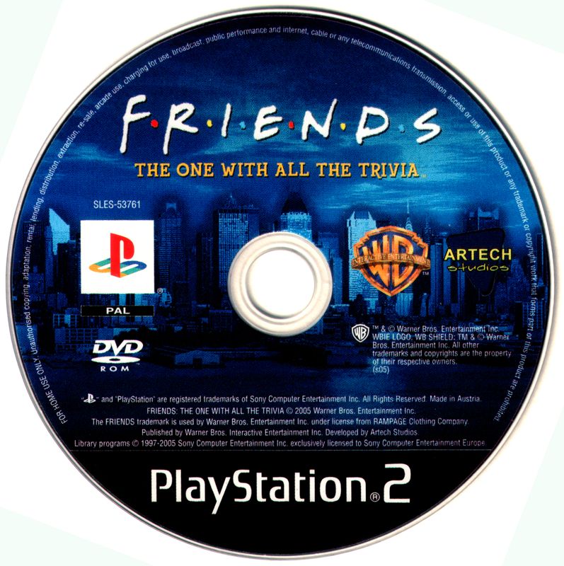 Media for Friends: The One with All the Trivia (PlayStation 2)