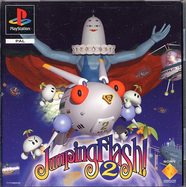 Front Cover for Jumping Flash! 2 (PlayStation)