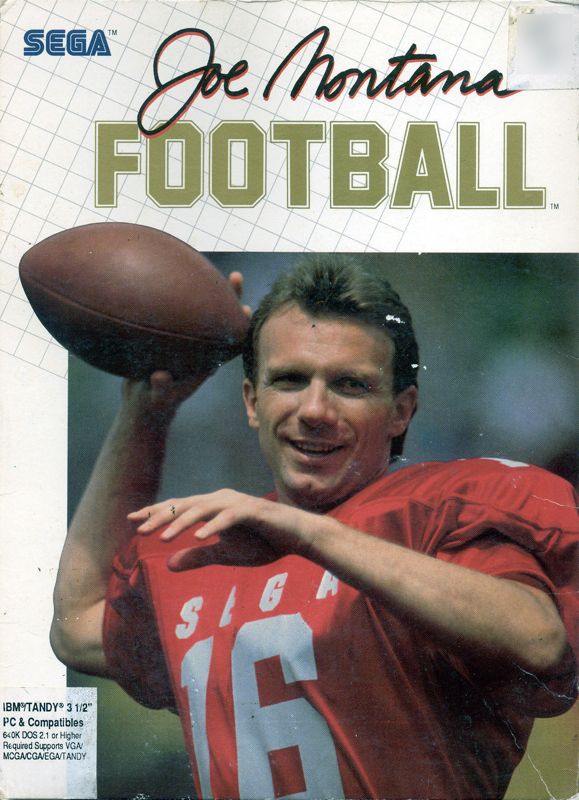 Front Cover for Joe Montana Football (DOS)