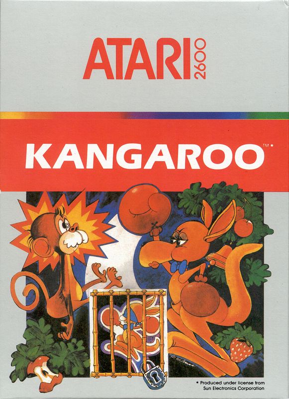 Front Cover for Kangaroo (Atari 2600) (1988 release)