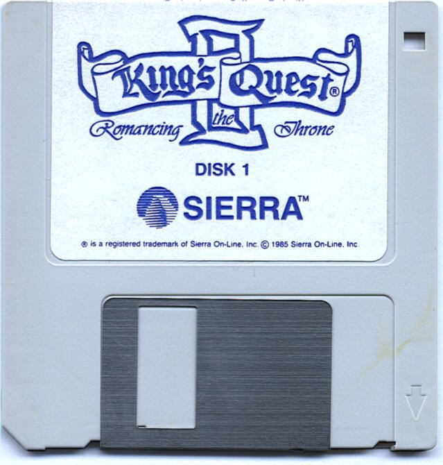 Media for King's Quest II: Romancing the Throne (Atari ST): Disk 1/2
