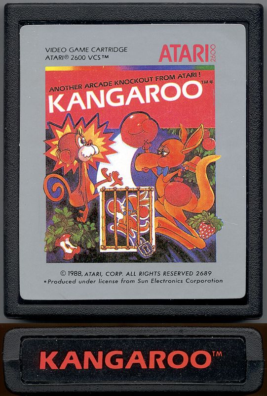 Media for Kangaroo (Atari 2600) (1988 release)