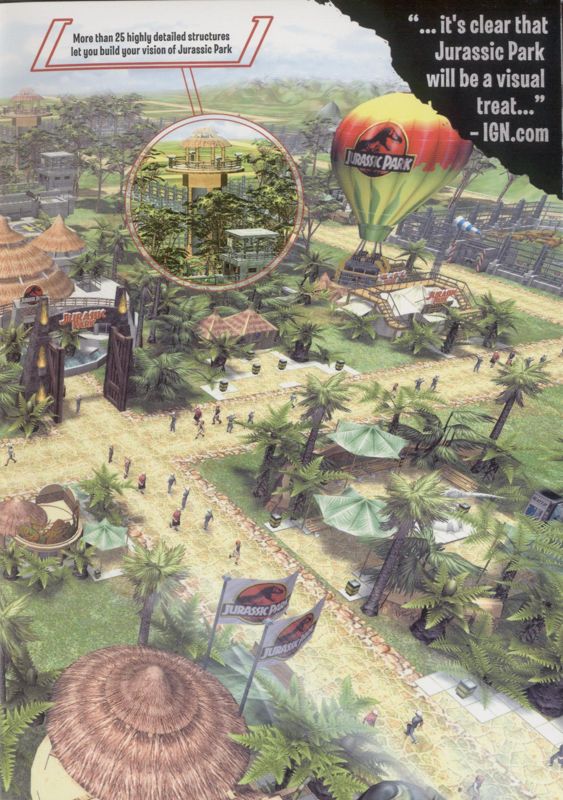 Inside Cover for Jurassic Park: Operation Genesis (Windows): Right Flap