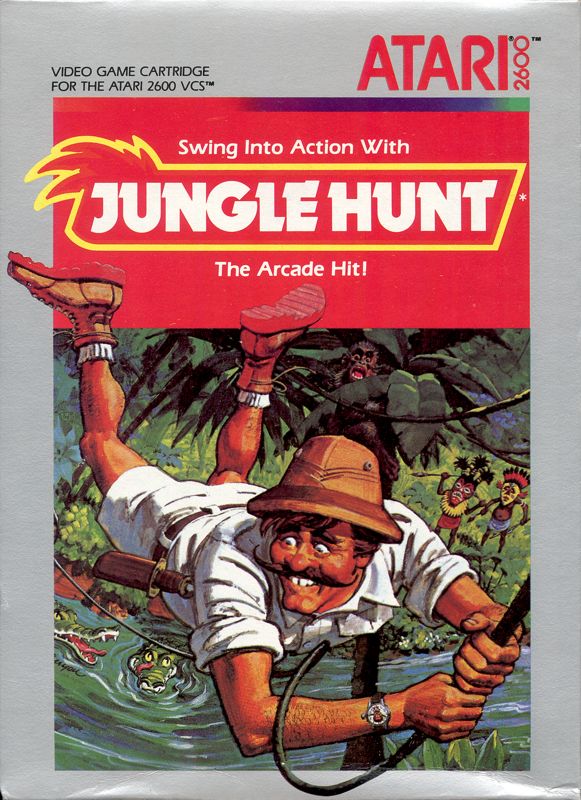 Front Cover for Jungle Hunt (Atari 2600) (1988 Re-Release)