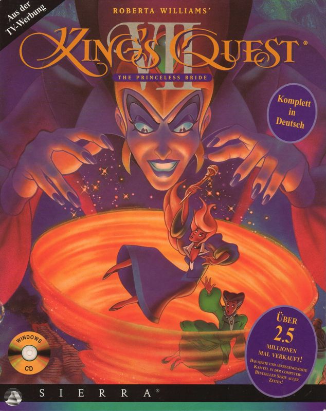 Front Cover for Roberta Williams' King's Quest VII: The Princeless Bride (Windows 3.x)