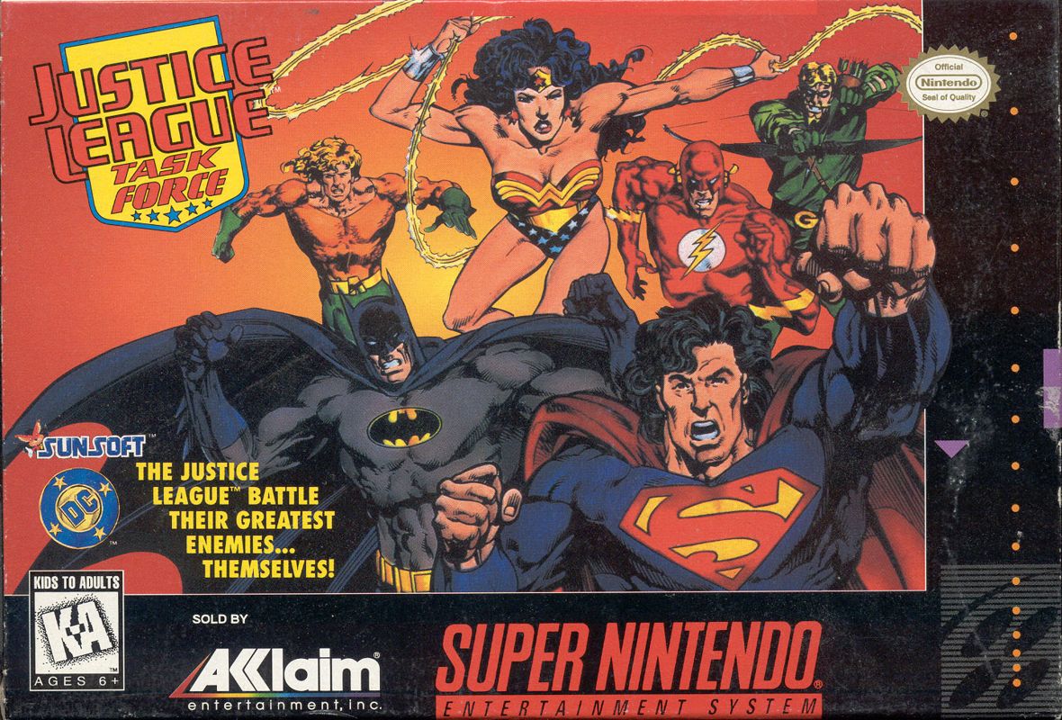 Front Cover for Justice League: Task Force (SNES)