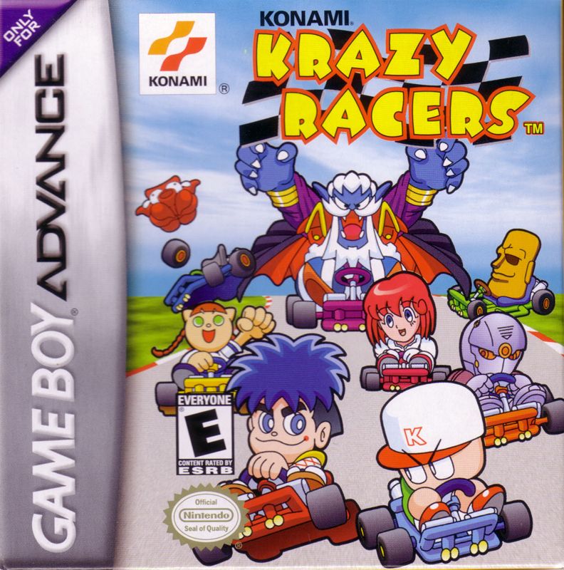Front Cover for Konami Krazy Racers (Game Boy Advance)