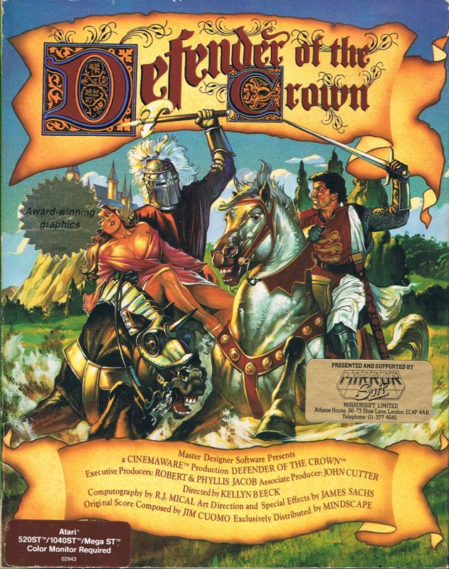 Front Cover for Defender of the Crown (Atari ST)