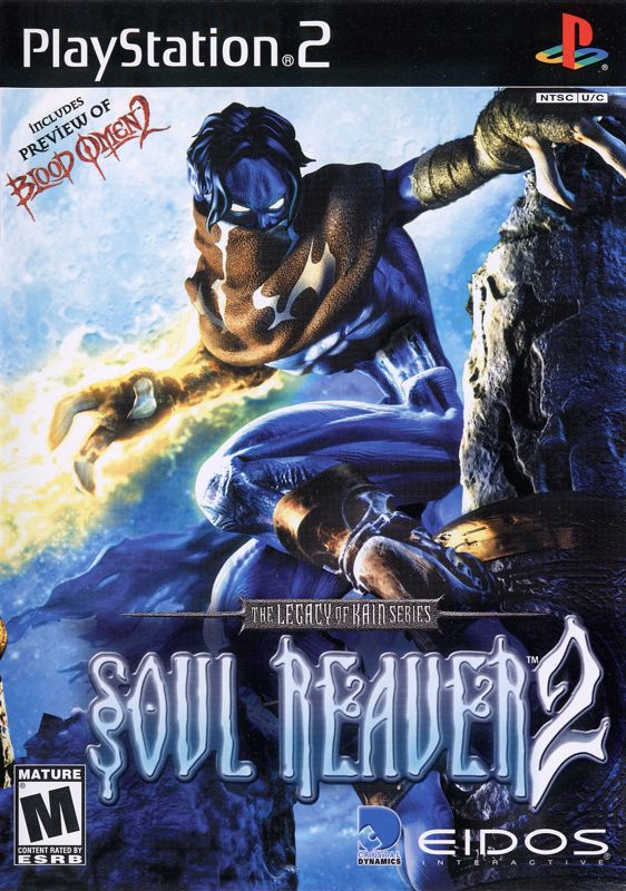 Front Cover for Legacy of Kain: Soul Reaver 2 (PlayStation 2)