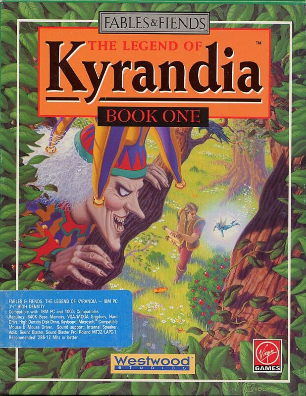 Front Cover for Fables & Fiends: The Legend of Kyrandia - Book One (DOS)