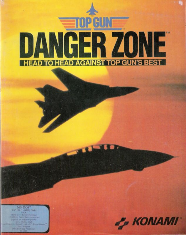 Front Cover for Top Gun: Danger Zone (DOS)