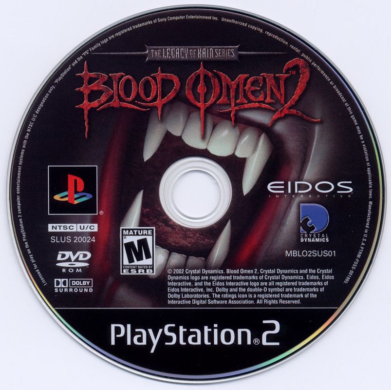 Песни 20024. Blood Omen 2 ps1. Legacy of Kain ps1 Disk. Blood Omen 2 ps2. Blood Omen Legacy of Kain ps2 обложка.