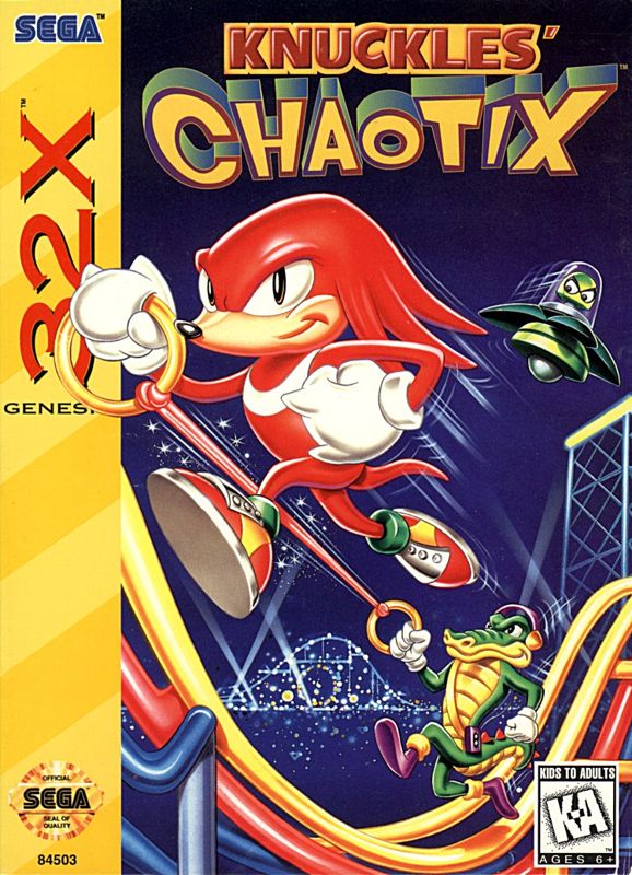 Front Cover for Knuckles' Chaotix (SEGA 32X)
