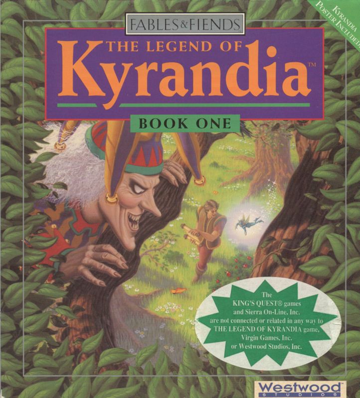 Front Cover for Fables & Fiends: The Legend of Kyrandia - Book One (DOS) (3.5" Disk release)