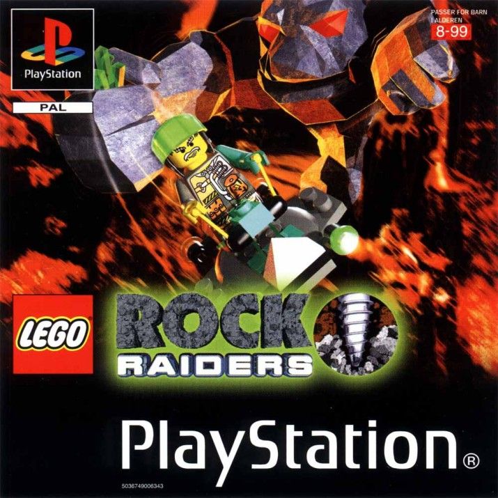 Front Cover for LEGO Rock Raiders (PlayStation)