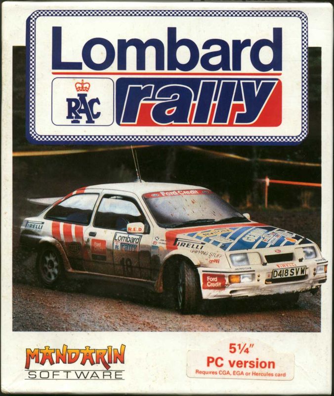 Front Cover for Lombard RAC Rally (DOS)