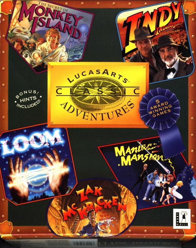 Front Cover for LucasArts Classic Adventures (DOS)