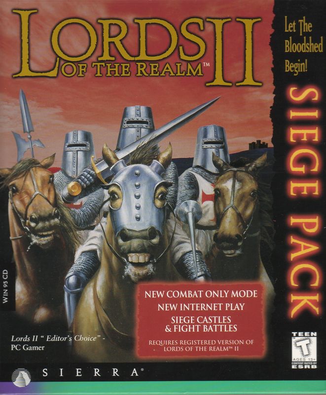 Front Cover for Lords of the Realm II: Siege Pack (Windows)