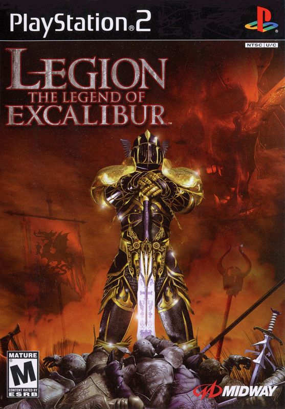 Front Cover for Legion: The Legend of Excalibur (PlayStation 2)