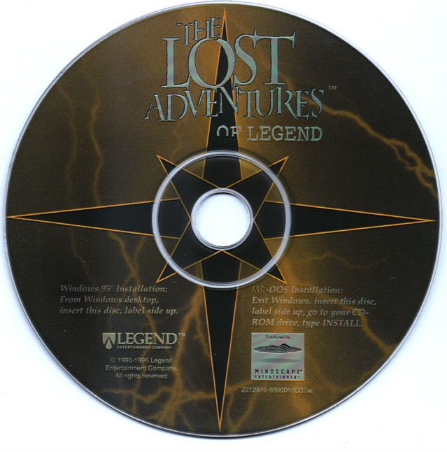 Media for The Lost Adventures of Legend (DOS)