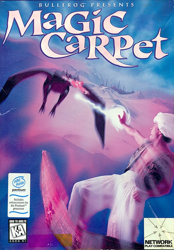 Front Cover for Magic Carpet (DOS)
