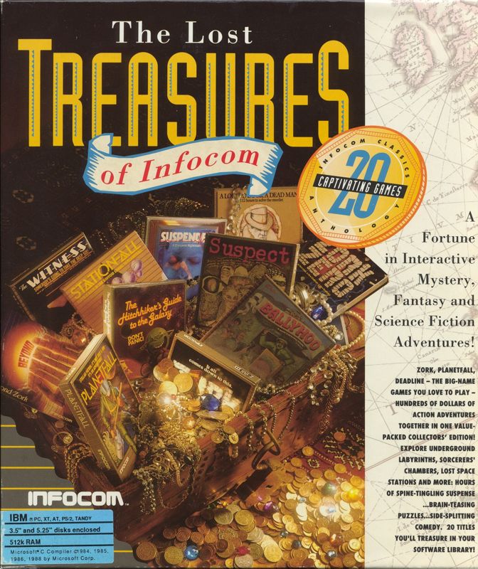 Front Cover for The Lost Treasures of Infocom (DOS)