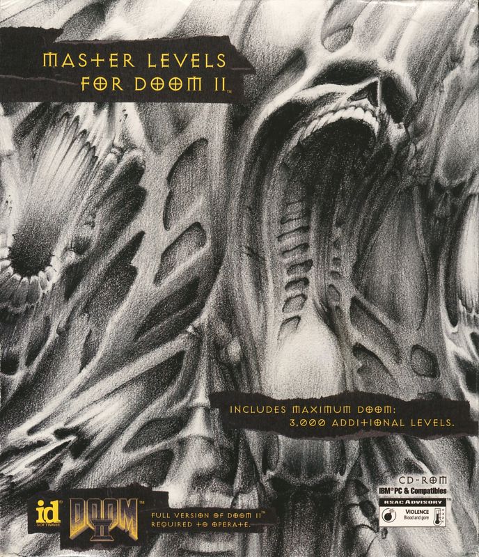 Front Cover for Master Levels for Doom II (DOS)