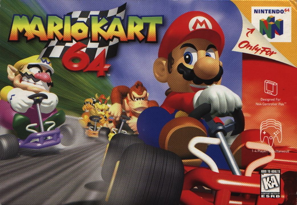 Front Cover for Mario Kart 64 (Nintendo 64)