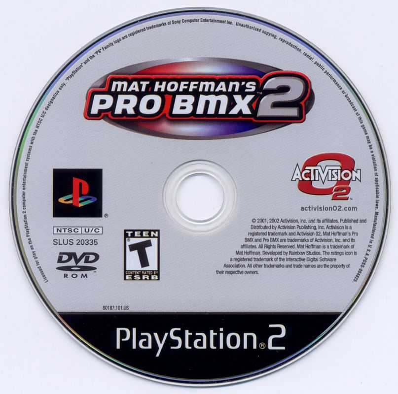 Media for Mat Hoffman's Pro BMX 2 (PlayStation 2)