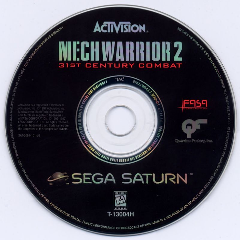 Media for MechWarrior 2: 31st Century Combat (SEGA Saturn)