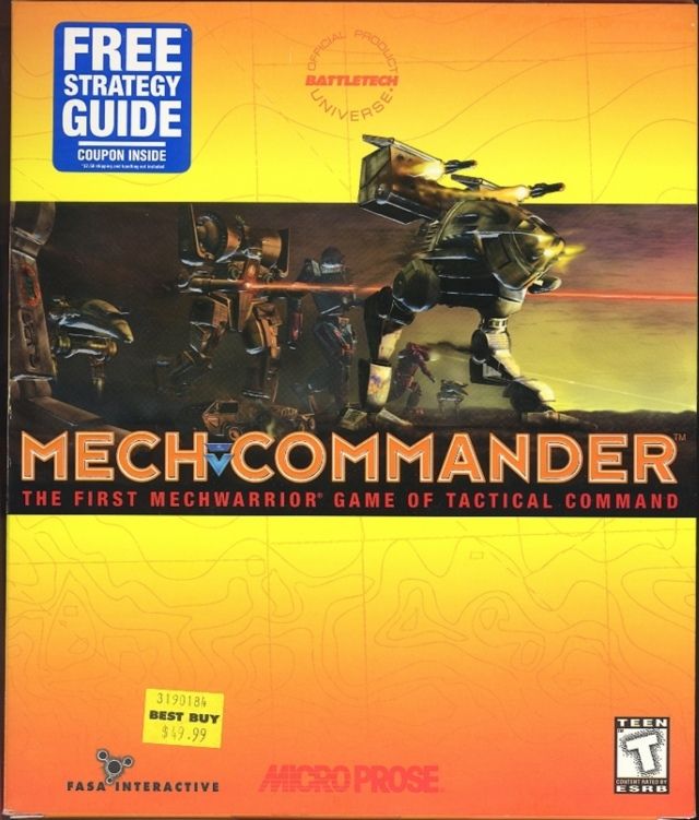 Front Cover for Mech Commander (Windows)