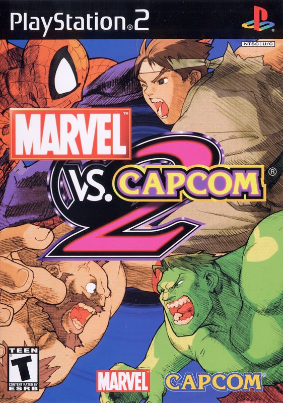 Front Cover for Marvel vs. Capcom 2 (PlayStation 2)