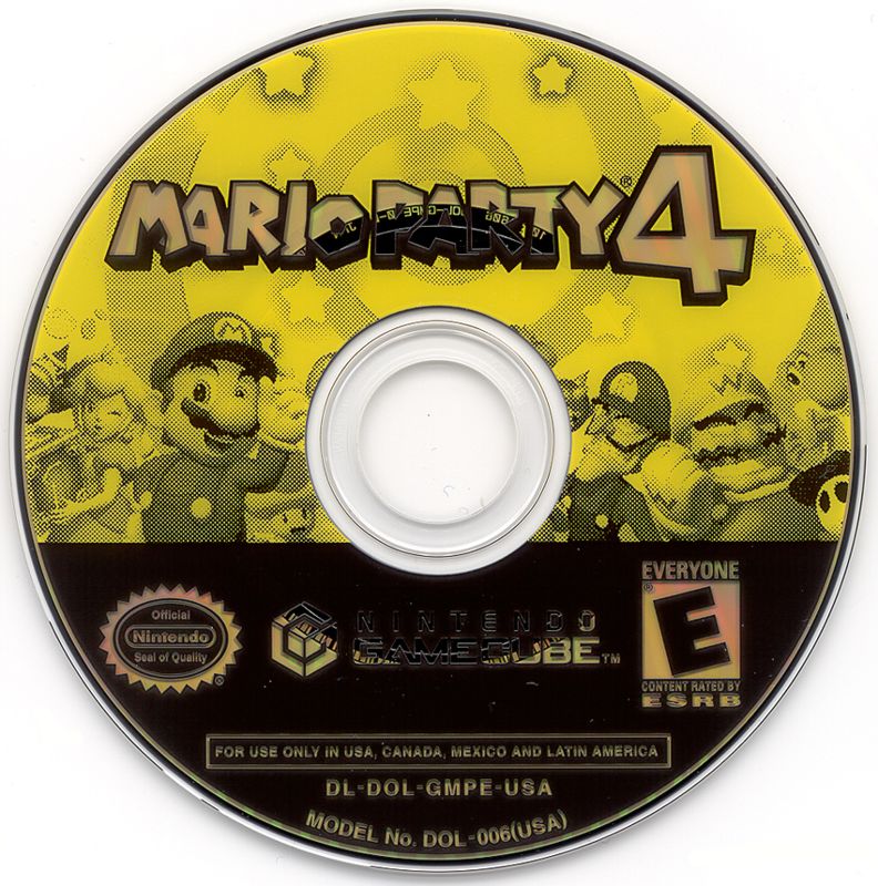 Mario Party 4 cover or packaging material - MobyGames