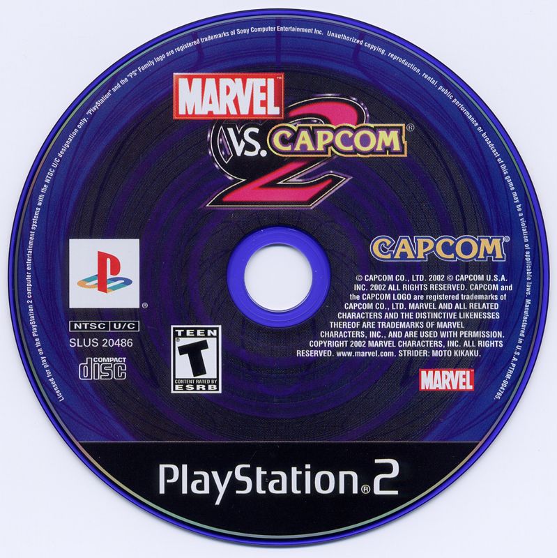 Media for Marvel vs. Capcom 2 (PlayStation 2)