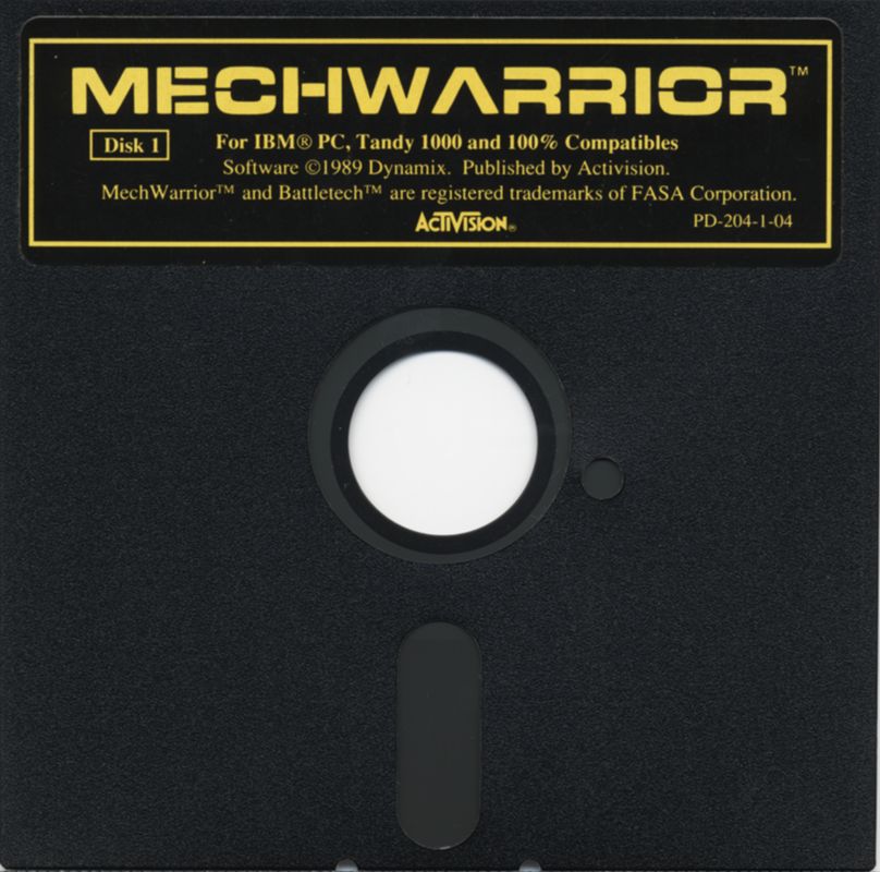 MechWarrior cover or packaging material - MobyGames