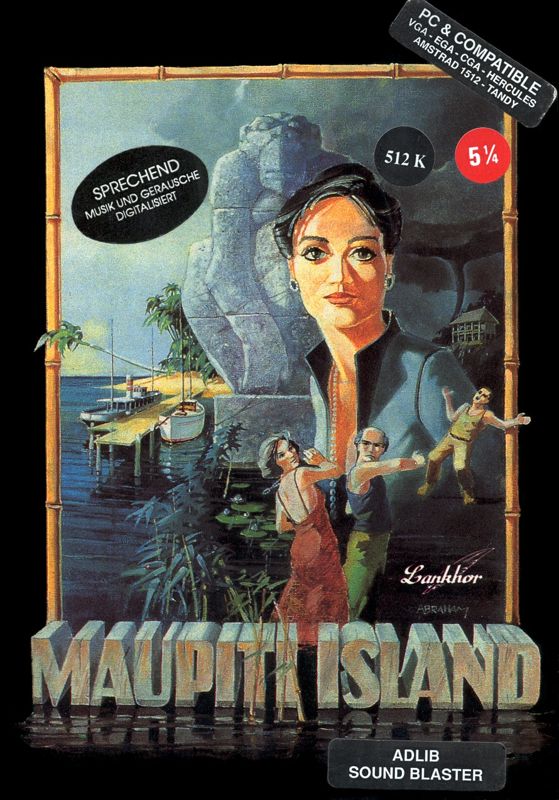 Front Cover for Maupiti Island (DOS)