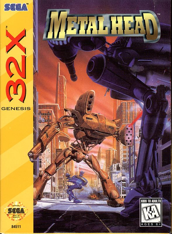 Front Cover for Metal Head (SEGA 32X)