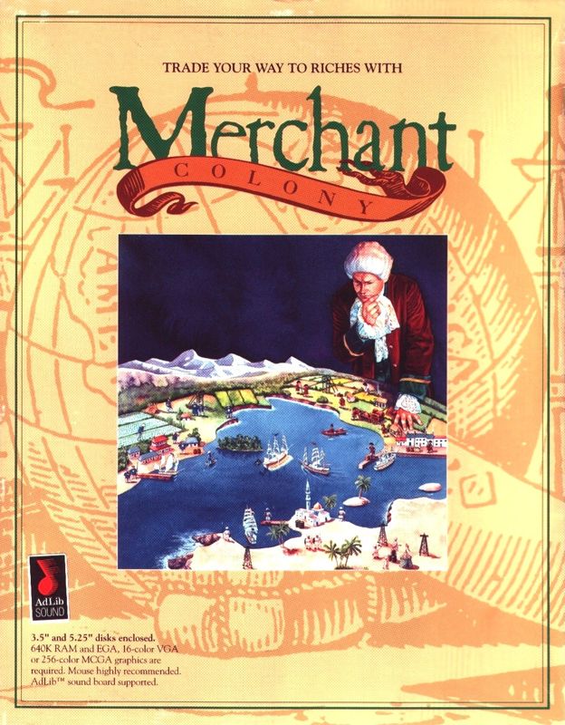 Front Cover for Merchant Colony (DOS)