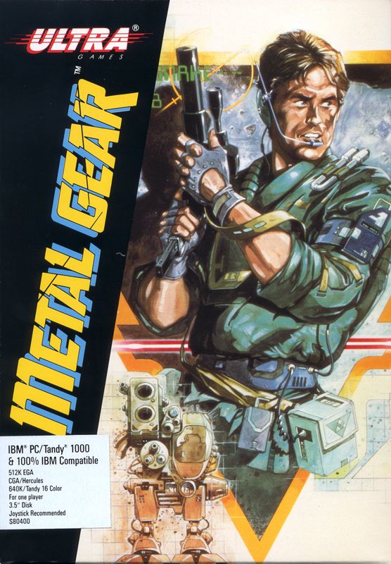 Front Cover for Metal Gear (DOS)