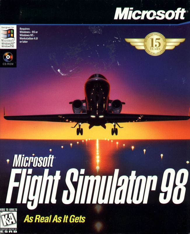 Terror in the Air PC CD-Rom Video Game Microsoft Flight Simulator