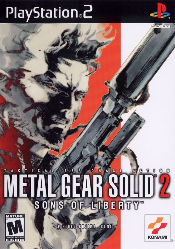 Metal Gear Solid 2 Sons of Liberty Custom Made Steelbook Case 