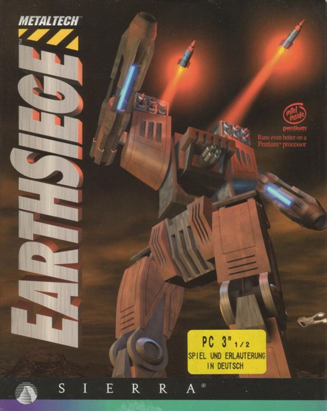 Front Cover for Metaltech: EarthSiege (DOS)