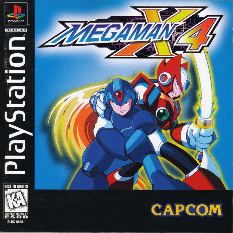 Front Cover for Mega Man X4 (PlayStation)