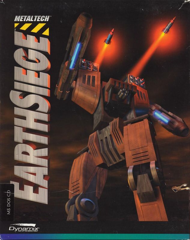 Front Cover for Metaltech: EarthSiege (DOS) (CD-ROM Version)