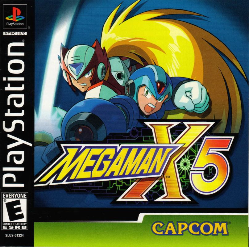 Front Cover for Mega Man X5 (PlayStation)