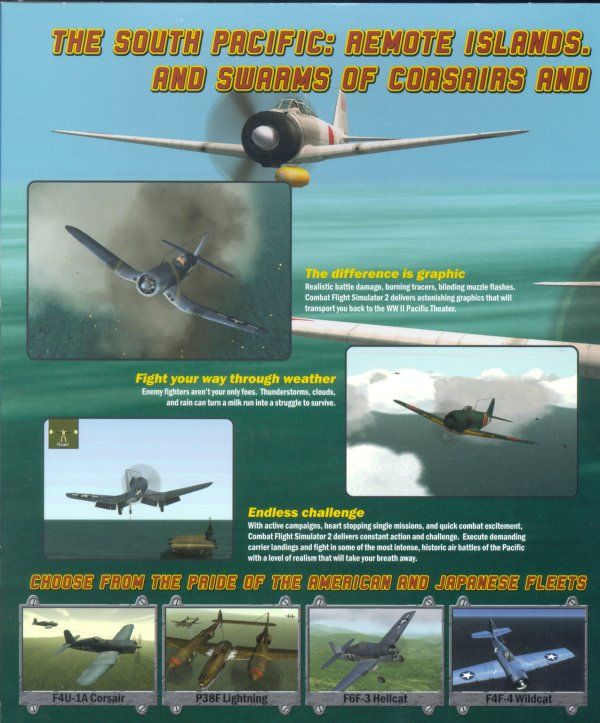 Inside Cover for Microsoft Combat Flight Simulator 2: WW II Pacific Theater (Windows): Left Flap