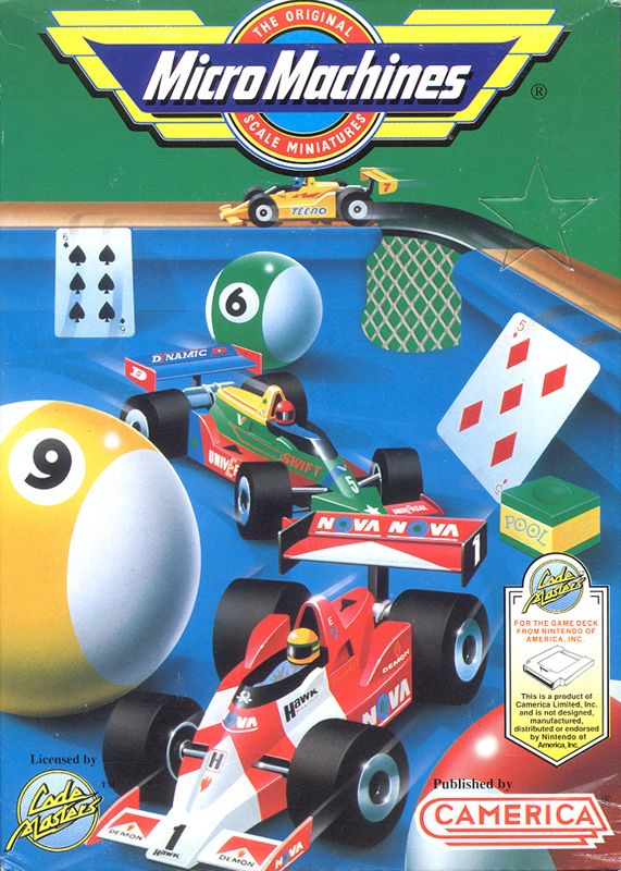 Front Cover for Micro Machines (NES)
