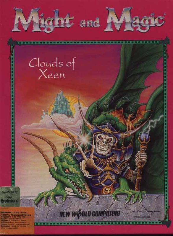 Front Cover for Might and Magic: Clouds of Xeen (DOS)
