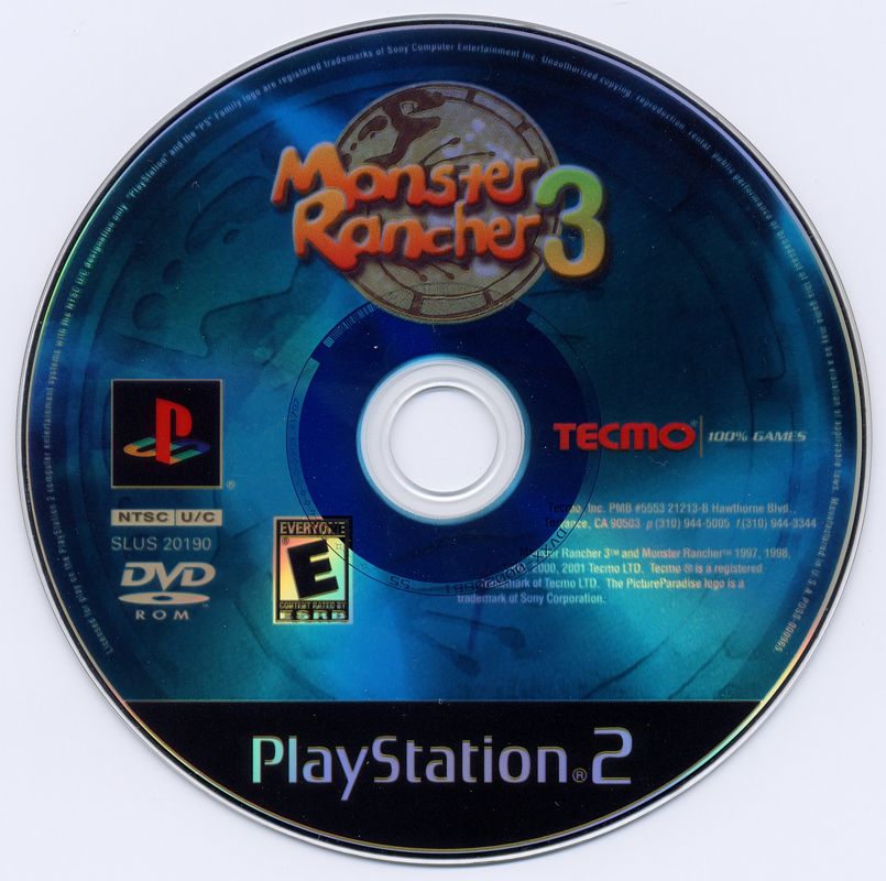 Media for Monster Rancher 3 (PlayStation 2)